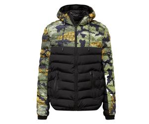 Brave Soul Men's Hooded Puffer Jacket - Full Zip and Adjustable Hood, S to 2XL