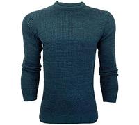 Brave Soul Men's Jumper 230NEUTRONE Midnight/Pine Green Large