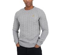 BRAVE SOUL Men's Jumper Einstein Alliance Long Sleeved, Grey - Alliance, L