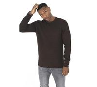 BRAVE SOUL Mens Jumpers Knitted Sweater Long Sleeve Jumper for Men UK, Oxblood Colour, UK Size- L