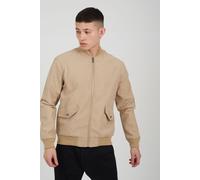 Brave Soul Men's Lightweight Bomber Jacket in Stone | Size: Small Brave Soul Stone S