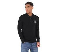 BRAVE SOUL Mens Long Sleeve Polo Shirt Casual Cotton Top