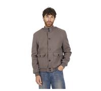 Brave Soul Mens Maison Faux Wool Funnel Neck Bomber Jacket WH532