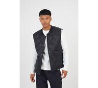 Brave Soul Men's Onion Quilted Gilet in Black | Size: Medium Brave Soul Black M