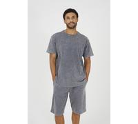 Brave Soul Men's Oversized T-Shirt & Shorts Set in Grey | Size: XL Brave Soul Grey XL