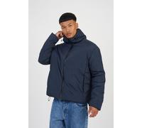 Brave Soul Men's Padded Hooded Jacket in Navy | Size: Medium Brave Soul Navy M