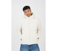 Brave Soul Men's Padded Hooded Jacket in Stone | Size: Small Brave Soul Stone S