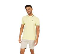 BRAVE SOUL Mens Polo Shirts- Ideal for Sports, Travel, and Casual Outings or Weekend Wear Polo Shirt for Men UK, Citrus Colour, Size: Medium