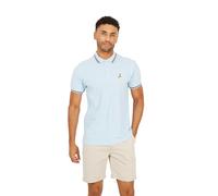 BRAVE SOUL Mens Polo Shirts- Ideal for Sports, Travel, and Casual Outings or Weekend Wear Polo Shirt for Men UK, Blue Colour, Size: XX-Large