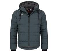 BRAVE SOUL Men's Puffer Jacket - Warm, Stylish, Winter Coat for Snow, Rain, and Wind Protection, Longsleeve Jackets for Men UK, Blue Colour, Size- 2XL