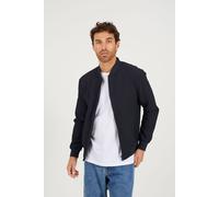 Brave Soul Mens Sebastian Bomber Jacket Dark Navy M
