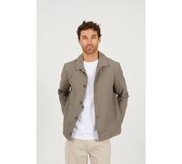Brave Soul Men's Seersucker Shacket in Green | Size: Small Brave Soul Green S