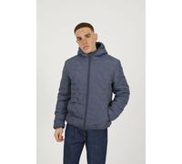 Brave Soul Men's Short Length Hooded Padded Jacket in Blue | Size: Large Brave Soul Blue L