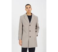 Brave Soul Men's Single Breasted Formal Coat in Beige | Size: Medium Brave Soul Beige M
