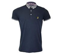Brave Soul Men's Stylish Polo Shirts - Blue - UK Medium/US Small