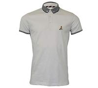 Brave Soul Men's Stylish Polo Shirts, White - 69glover19, UK Medium/US Small