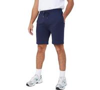 BRAVE SOUL Mens Sweat Comfy Summer Fleece Jersey Baggy Jogging Shorts S-XXL, Navy - Tarley, L