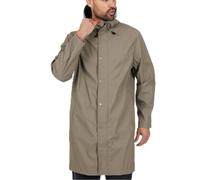 BRAVE SOUL Mens Taupe Rubberised Hooded Parka Long Sleeve Taupe S