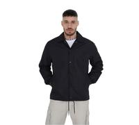 BRAVE SOUL Mens Weight Coach Jacket Long Sleeve Black L