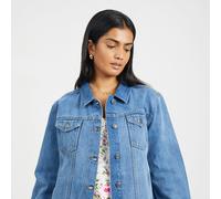 Brave Soul Oversized Denim Womens Jacket - - Size: 12