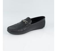 Brave Soul PU Loafers - Black - 7 - Black