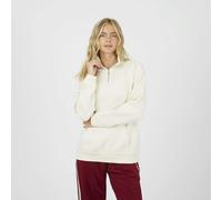 Brave Soul Quarter Zip Funnel Neck Sweatshirt - Cream - Cream - XL