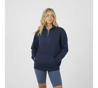 Brave Soul Womens Quarter Zip Sweatshirt Navy XS