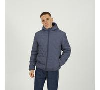 Brave Soul Men's Medium Puffer Jacket Medium Blue