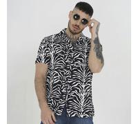 Brave Soul Short Sleeve Print Shirt - White - White - S