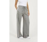 Brave Soul Side Stripe Wide Leg Joggers In Charcoal Charcoal L