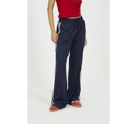 Brave Soul Side Stripe Wide Leg Joggers In Navy Navy XL