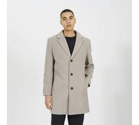 Brave Soul Single Breasted Formal Coat - Beige - Beige - S