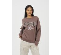 Brave Soul Slogan Crew Neck Womens Sweatshirt - - Size: XL