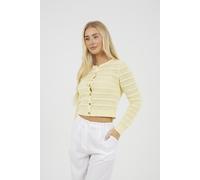 Brave Soul Stitch Detail Womens Crew Neck Cardigan - - Size: M