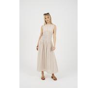 Brave Soul Striped Sleeveless Womens Smock Midi Dress - - Size: L