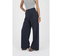 Brave Soul Tailored Straight Leg Trousers In Navy Navy XS