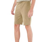 Brave Soul Tarley Mens Elasticated Jogging Shorts - Mushroom - S
