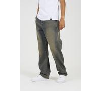 Brave Soul Wide Leg Mens Seam Detail Denim Jeans -