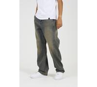 Brave Soul Wide Leg Mens Seam Detail Denim Jeans -