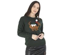 Brave Soul Womens Christmas Dog Jumper 1524