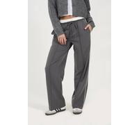 Brave Soul Women's Contrast Waistband Tailored Trousers in Grey | Size: Medium Brave Soul Grey M