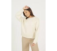 Brave Soul Floral Embroidery Jumper - Stone - Stone - S