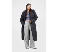 Brave Soul Heat Seal Quilted Longline Padded Jacket - Black - Black - 12