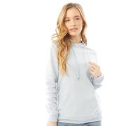BRAVE SOUL Womens Hoodie with Adjustable Drawstring, Kangaroo Pocket Comfortable Fit and Soft Fleece Hoodie for Women, Blue Colour, M