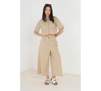 Brave Soul Womens/Ladies Kiki Culotte TrousersS Sand 1864