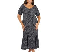 Brave Soul Womens/Ladies Polka Dot V Neck Curved Short-Sleev GT39515