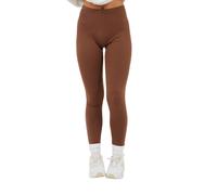 Brave Soul Womens/Ladies Polyester Plain Leggings8 UK Chocolate GT23492