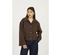 Brave Soul Short Collared Jacket - Chocolate - Chocolate - 12