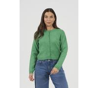 Brave Soul Women's Soft Touch Crew Neck Cardigan in Green | Size: Large Brave Soul Green L