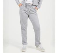 Brave Soul Womens Solid Patterned Slim Joggers in Grey Marl - Melange - Size 8 UK